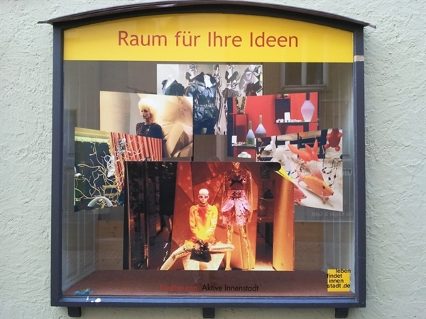 Schaufenster (zukünftiger) Existenzgründerladen