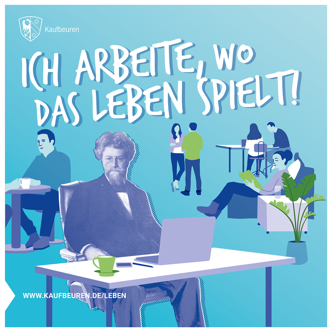 Ich arbeite, wo das Leben spielt!